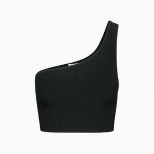 Aritzia Babaton Sculpt Knit One-Shoulder Cropped Tank